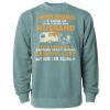 Unisex Midweight Pigment-Dyed Crewneck Sweatshirt Thumbnail