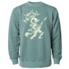 Unisex Midweight Pigment-Dyed Crewneck Sweatshirt Thumbnail