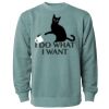 Unisex Midweight Pigment-Dyed Crewneck Sweatshirt Thumbnail