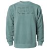 Unisex Midweight Pigment-Dyed Crewneck Sweatshirt Thumbnail