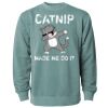 Unisex Midweight Pigment-Dyed Crewneck Sweatshirt Thumbnail