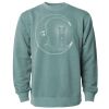 Unisex Midweight Pigment-Dyed Crewneck Sweatshirt Thumbnail