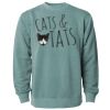 Unisex Midweight Pigment-Dyed Crewneck Sweatshirt Thumbnail