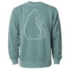 Unisex Midweight Pigment-Dyed Crewneck Sweatshirt Thumbnail