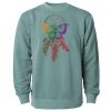 Unisex Midweight Pigment-Dyed Crewneck Sweatshirt Thumbnail