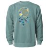 Unisex Midweight Pigment-Dyed Crewneck Sweatshirt Thumbnail