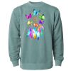 Unisex Midweight Pigment-Dyed Crewneck Sweatshirt Thumbnail