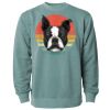 Unisex Midweight Pigment-Dyed Crewneck Sweatshirt Thumbnail