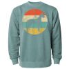 Unisex Midweight Pigment-Dyed Crewneck Sweatshirt Thumbnail