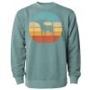 Unisex Midweight Pigment-Dyed Crewneck Sweatshirt Thumbnail