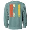 Unisex Midweight Pigment-Dyed Crewneck Sweatshirt Thumbnail