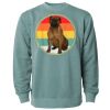 Unisex Midweight Pigment-Dyed Crewneck Sweatshirt Thumbnail