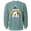 Unisex Midweight Pigment-Dyed Crewneck Sweatshirt Thumbnail