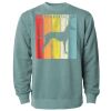 Unisex Midweight Pigment-Dyed Crewneck Sweatshirt Thumbnail