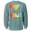 Unisex Midweight Pigment-Dyed Crewneck Sweatshirt Thumbnail