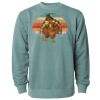 Unisex Midweight Pigment-Dyed Crewneck Sweatshirt Thumbnail