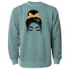 Unisex Midweight Pigment-Dyed Crewneck Sweatshirt Thumbnail