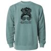 Unisex Midweight Pigment-Dyed Crewneck Sweatshirt Thumbnail