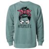 Unisex Midweight Pigment-Dyed Crewneck Sweatshirt Thumbnail