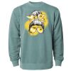 Unisex Midweight Pigment-Dyed Crewneck Sweatshirt Thumbnail