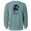 Unisex Midweight Pigment-Dyed Crewneck Sweatshirt Thumbnail