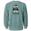 Unisex Midweight Pigment-Dyed Crewneck Sweatshirt Thumbnail