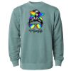 Unisex Midweight Pigment-Dyed Crewneck Sweatshirt Thumbnail