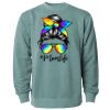 Unisex Midweight Pigment-Dyed Crewneck Sweatshirt Thumbnail