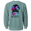 Unisex Midweight Pigment-Dyed Crewneck Sweatshirt Thumbnail