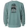 Unisex Midweight Pigment-Dyed Crewneck Sweatshirt Thumbnail