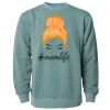 Unisex Midweight Pigment-Dyed Crewneck Sweatshirt Thumbnail