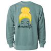 Unisex Midweight Pigment-Dyed Crewneck Sweatshirt Thumbnail