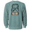 Unisex Midweight Pigment-Dyed Crewneck Sweatshirt Thumbnail