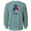 Unisex Midweight Pigment-Dyed Crewneck Sweatshirt Thumbnail