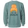 Unisex Midweight Pigment-Dyed Crewneck Sweatshirt Thumbnail