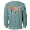 Unisex Midweight Pigment-Dyed Crewneck Sweatshirt Thumbnail