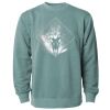 Unisex Midweight Pigment-Dyed Crewneck Sweatshirt Thumbnail