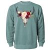 Unisex Midweight Pigment-Dyed Crewneck Sweatshirt Thumbnail