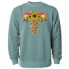 Unisex Midweight Pigment-Dyed Crewneck Sweatshirt Thumbnail