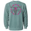 Unisex Midweight Pigment-Dyed Crewneck Sweatshirt Thumbnail