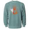 Unisex Midweight Pigment-Dyed Crewneck Sweatshirt Thumbnail