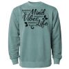 Unisex Midweight Pigment-Dyed Crewneck Sweatshirt Thumbnail