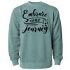 Unisex Midweight Pigment-Dyed Crewneck Sweatshirt Thumbnail