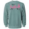 Unisex Midweight Pigment-Dyed Crewneck Sweatshirt Thumbnail