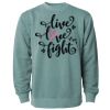 Unisex Midweight Pigment-Dyed Crewneck Sweatshirt Thumbnail