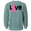 Unisex Midweight Pigment-Dyed Crewneck Sweatshirt Thumbnail