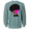 Unisex Midweight Pigment-Dyed Crewneck Sweatshirt Thumbnail