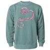 Unisex Midweight Pigment-Dyed Crewneck Sweatshirt Thumbnail