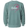 Unisex Midweight Pigment-Dyed Crewneck Sweatshirt Thumbnail