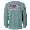 Unisex Midweight Pigment-Dyed Crewneck Sweatshirt Thumbnail